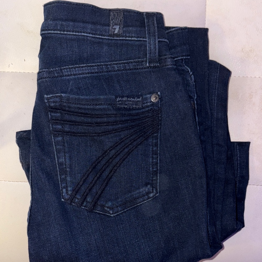 7 For All Mankind Women's Indigo Jeans